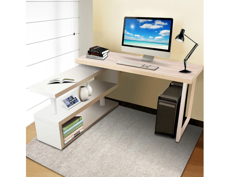 Artiss Computer Desk Bookshelf 140CM