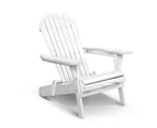 Gardeon Outdoor Furniture Adirondack Chairs Beach Chair Lounge Wooden Patio Garden