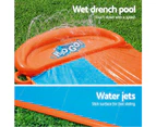 Bestway Water Slide Kids Slip 488cm Dual Slides Inflatable Splash Pad