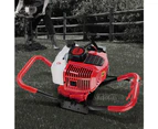Giantz 66CC Post Hole Digger Motor Only Petrol Engine Red