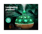 Devanti Aroma Diffuser Aromatherapy 3D Glass 400ml