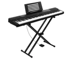 Alpha 88 Keys Electronic Piano Keyboard Digital Electric w/ Stand Sustain Pedal