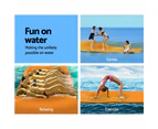 Weisshorn Floating Water Mat 5.5x1.8m Foam Pad Swimming Pool Island Platform