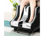 Livemor Foot Massager Massagers Shiatsu Electric Roller Ankle Calf Leg Kneading Silver