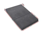 Giselle Bedding Foldable Mattress Folding Foam Bed Mat Double Grey