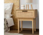 Artiss Bedside Tables Side Table Rattan Drawers Nightstand