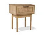 Artiss Bedside Tables Side Table Rattan Drawers Nightstand