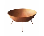 Grillz Fire Pit Cast Iron Rustic 70cm