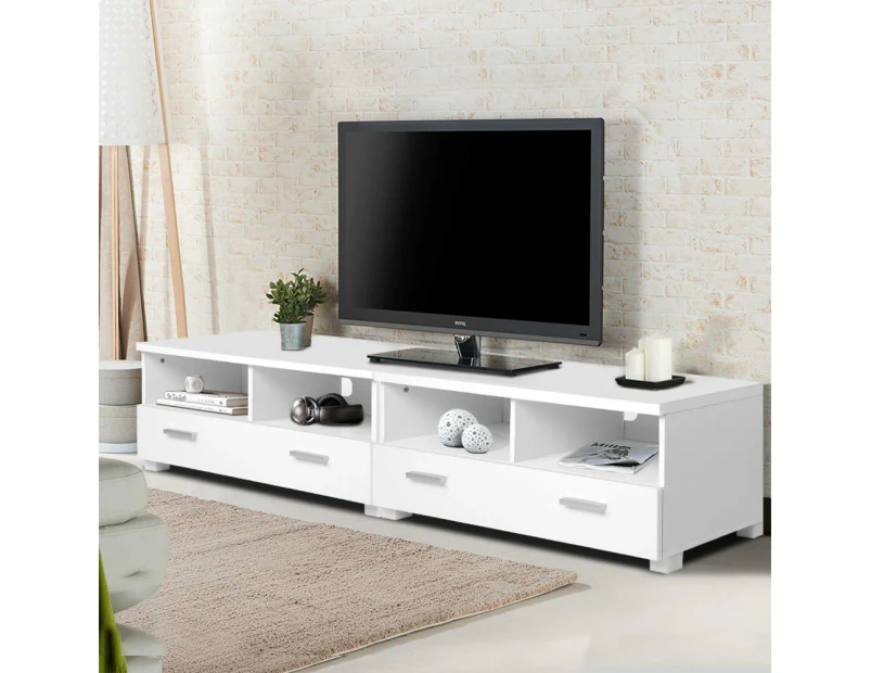 Artiss TV Cabinet Entertainment Unit 180cm White Eddie