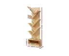 Artiss Tree Bookshelf 7 Tiers - ECHO Oak