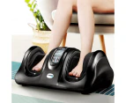 Livemor Foot Massager Shiatsu Massagers Electric Remote Roller Kneading Black