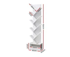 Artiss Tree Bookshelf 9 Tiers - ECHO White