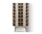 Artiss Bookshelf CD Storage Rack - BERG Oak