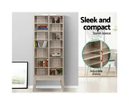 Artiss Bookshelf CD Storage Rack - BERG Oak