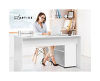 Artiss Computer Desk Bookshelf White 130CM