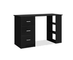 Artiss Computer Desk Drawer Shelf Cabinet Black 120CM