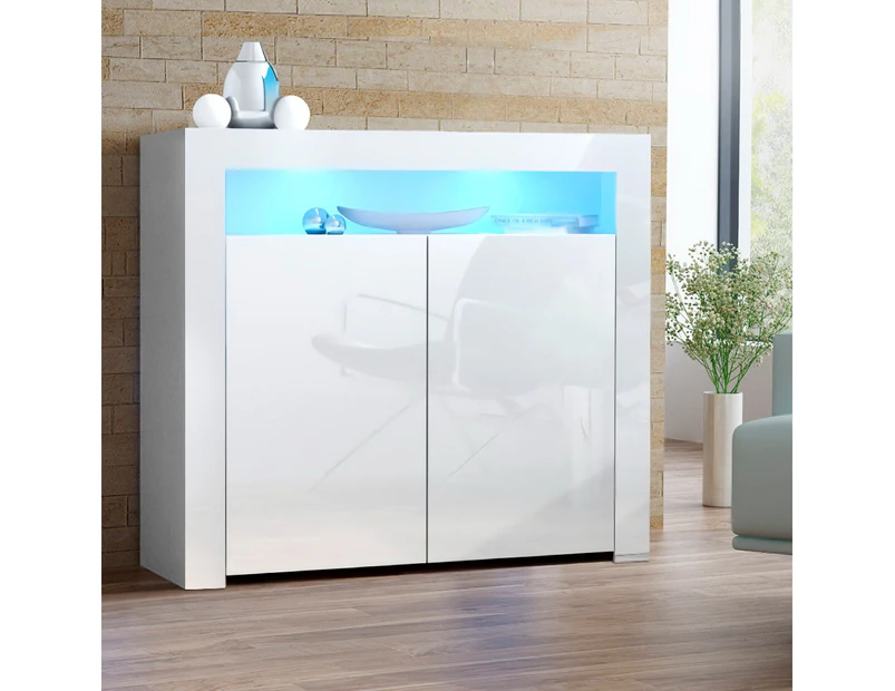 Artiss Buffet Sideboard LED - ARNO White