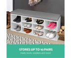 Artiss Shoe Cabinet Bench Shoes Storage Rack Organiser White Shelf Cupboard Box