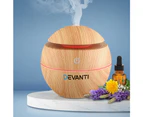 Devanti Aroma Diffuser Aromatherapy Light Wood 130ml
