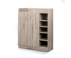Artiss Shoe Cabinet Shoes Storage Rack Wooden Organiser Shelf 21 Pairs Cupboard