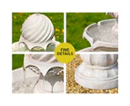 Gardeon Solar Water Feature 3 Tiers Ivory 93cm