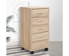 Artiss Filing Cabinet 5 Drawer Office Storage Organiser