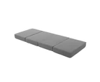 Giselle Bedding Foldable Mattress Folding Foam Single Grey