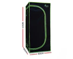 Green Fingers Grow Tent 60x60x140CM Hydroponics Kit Indoor Plant Room System