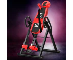 Everfit Inversion Table Gravity Exercise Inverter Back Stretcher Home Gym Red