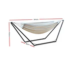 Gardeon Hammock Bed with Stand Outdoor Camping Hammocks Steel Frame