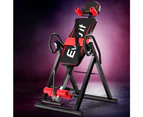 Everfit Inversion Table Gravity Exercise Inverter Back Stretcher Home Gym Black