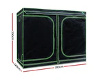 Greenfingers Grow Tent 280x140x200CM Hydroponics Kit Indoor Plant Room System