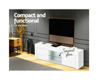 Artiss Entertainment Unit TV Cabinet 130cm White Ivan