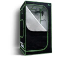 Green Fingers Grow Tent 100x100x200CM Hydroponics Kit Indoor Plant Room System