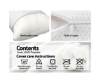 Giselle Bedding Memory Foam Pillow 19cm Thick Twin Pack