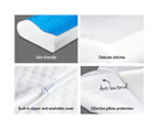 Giselle Bedding Contour Pillow Cool Gel Twin Pack