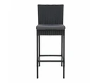 Gardeon 2-Piece Outdoor Bar Stools Dining Chair Bar Stools Rattan Furniture