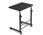 Artiss Laptop Desk Table Adjustable 60CM Black