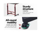 Artiss Laptop Desk Table Adjustable 60CM Black