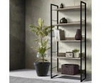 Artiss Bookshelf 5 Tiers - NOE Black and Oak