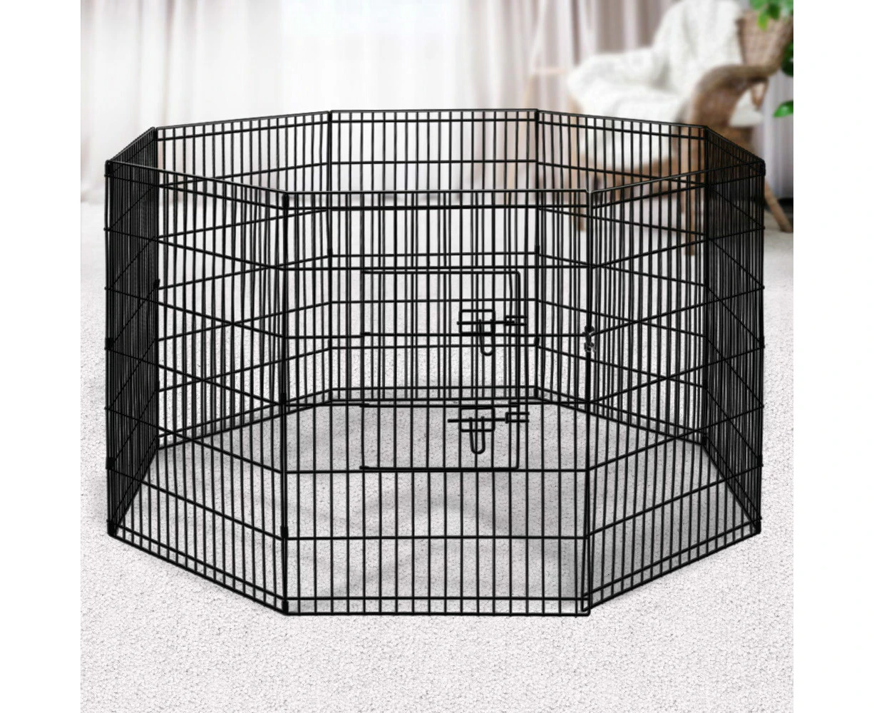 i.Pet 36" 8 Panel Dog Playpen Pet Fence Exercise Cage Enclosure Play Pen