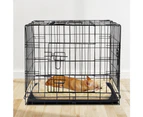 i.Pet 24" Dog Cage Crate Kennel 3 Doors