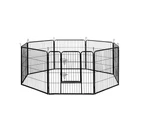 i.Pet 32" 8 Panel Dog Playpen Pet Exercise Cage Enclosure Fence Play Pen