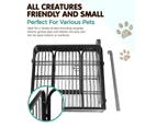 i.Pet 32" 8 Panel Dog Playpen Pet Exercise Cage Enclosure Fence Play Pen