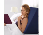 Giselle Bedding Wedge Pillow Blue