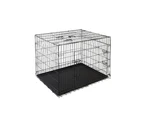 i.Pet 48" Dog Cage Crate Large Kennel 3 Doors