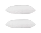 Giselle Bedding Duck Feather Down Pillow Luxury Twin Pack