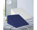 Giselle Bedding Wedge Pillow White & Blue