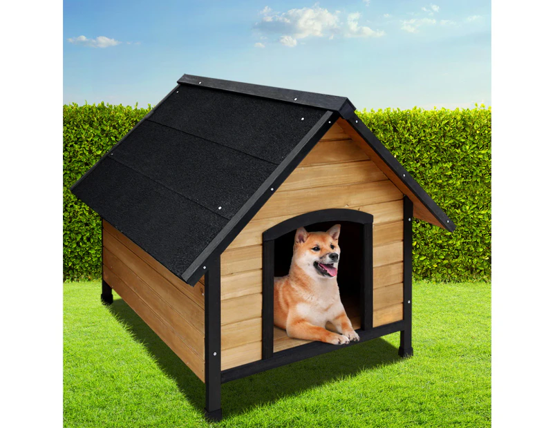 i.Pet Dog Kennel Extra Large Wooden Outdoor House Pet Puppy House XL Crate Cabin Waterproof