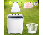 Devanti Portable Washing Machine Twin Tub 5KG White